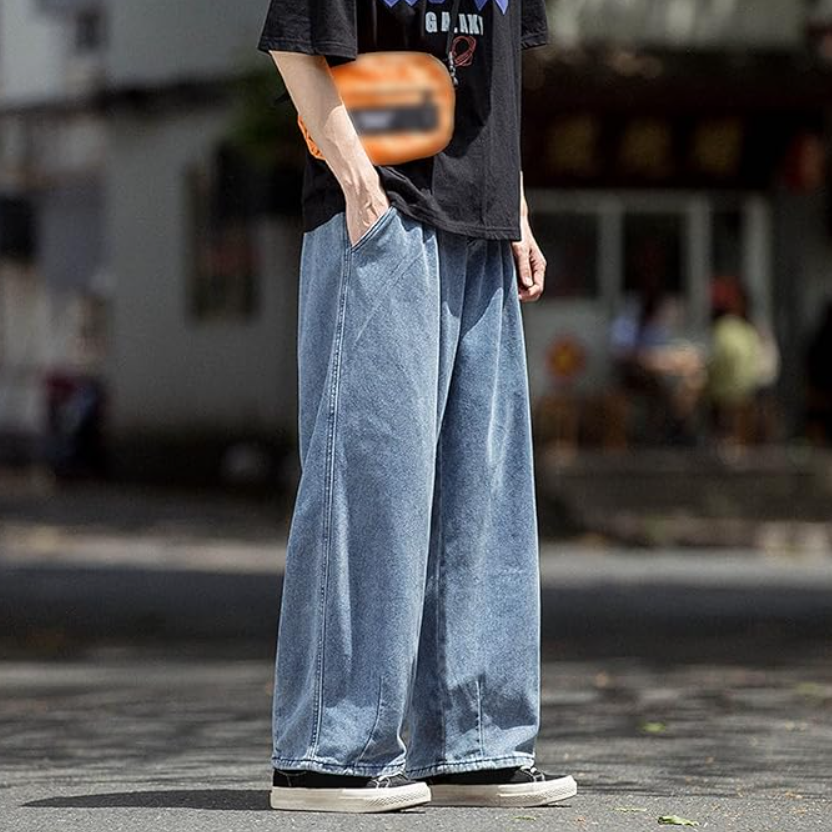 Vintage Wash Streetwear Trousers