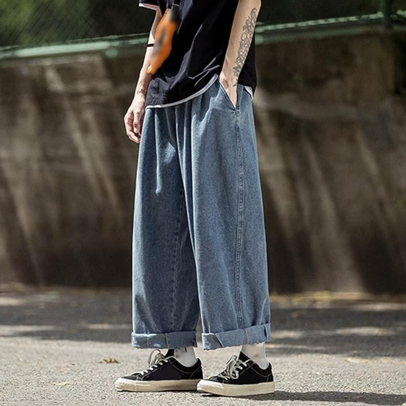 Vintage Wash Streetwear Trousers