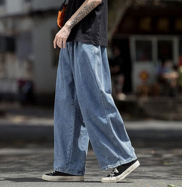 Vintage Wash Streetwear Trousers
